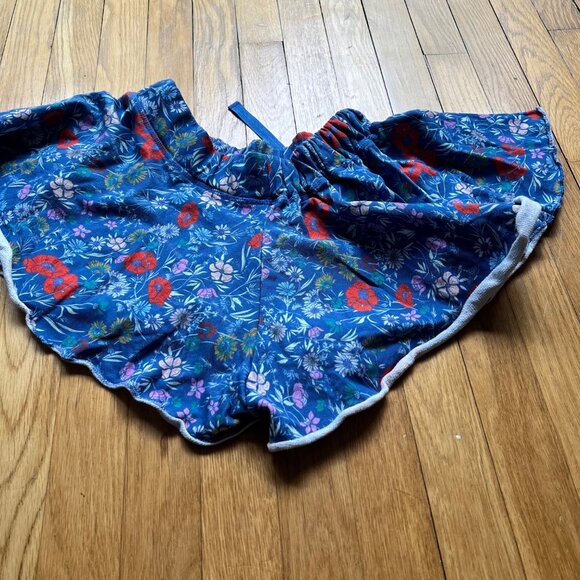 Intimately Free People Size XS Blue Floral A Go-Go Flouncy Summer Swing Shorts - Picture 10 of 10